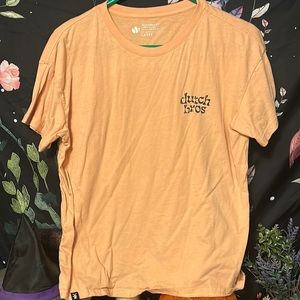 Orange dutch bros t-shirt